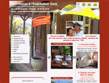 Tablet Screenshot of chambrescabanesguadeloupe.com